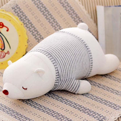 Cute Stackable Polar Bear Plush Pillow Dolls - DunbiBeauty, LLC