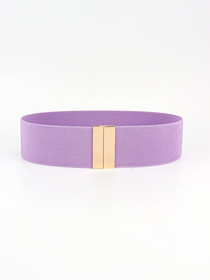 Alloy Buckle Elastic Belt