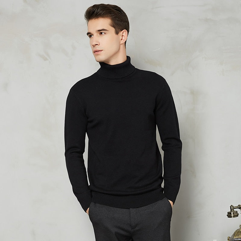 Men's 8 Color Turtleneck Sweater Zendrop