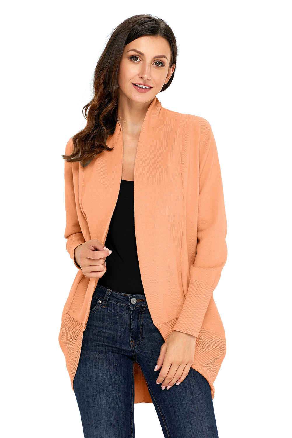 Super Soft Long Sleeve Open Cardigan Kiwidrop