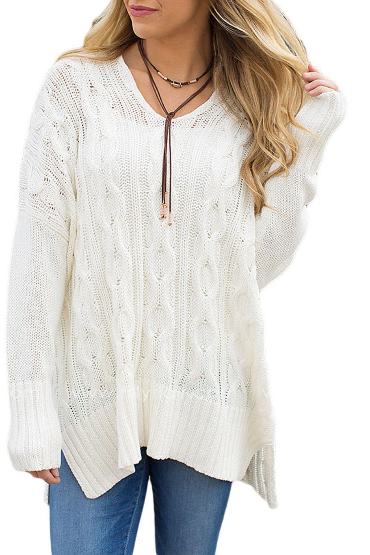 Oversized Cozy up Knit Sweater Kiwidrop