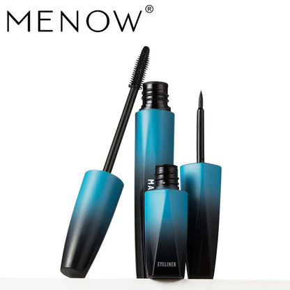 MENOW K904 Cool Black Liquid Eyeliner + Mascara Two-piece Set Hypersku