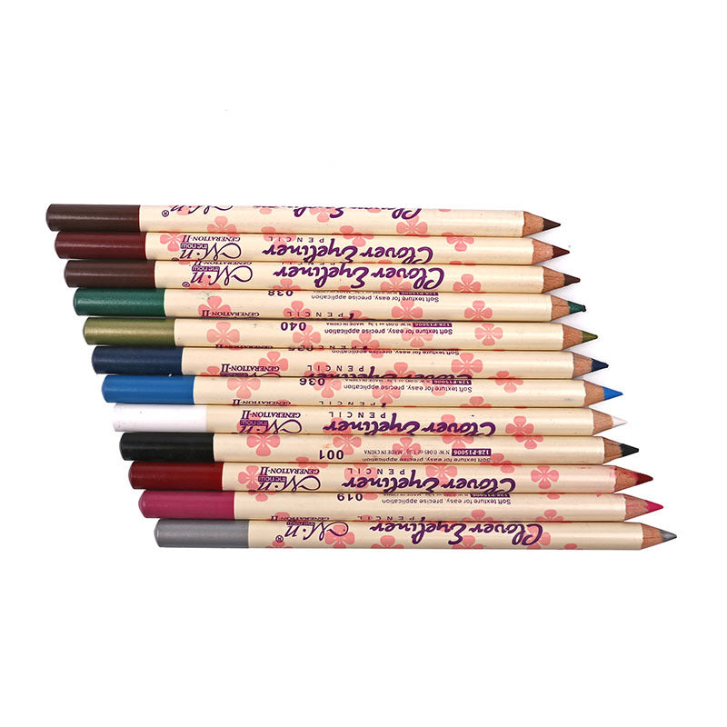 MENOW 12 Color Eye Liner Pencils Hypersku