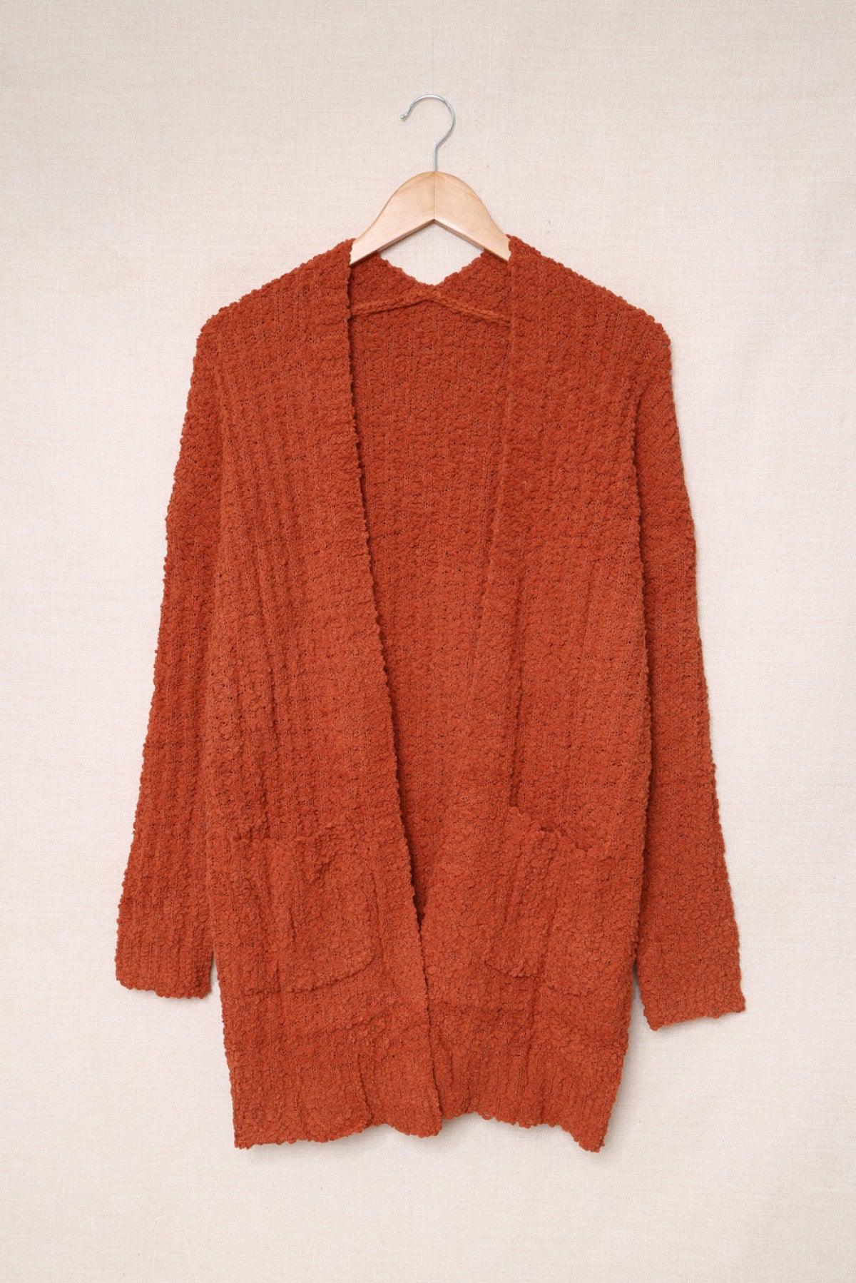 Pebble Beach Textured Cardigan Kiwidrop