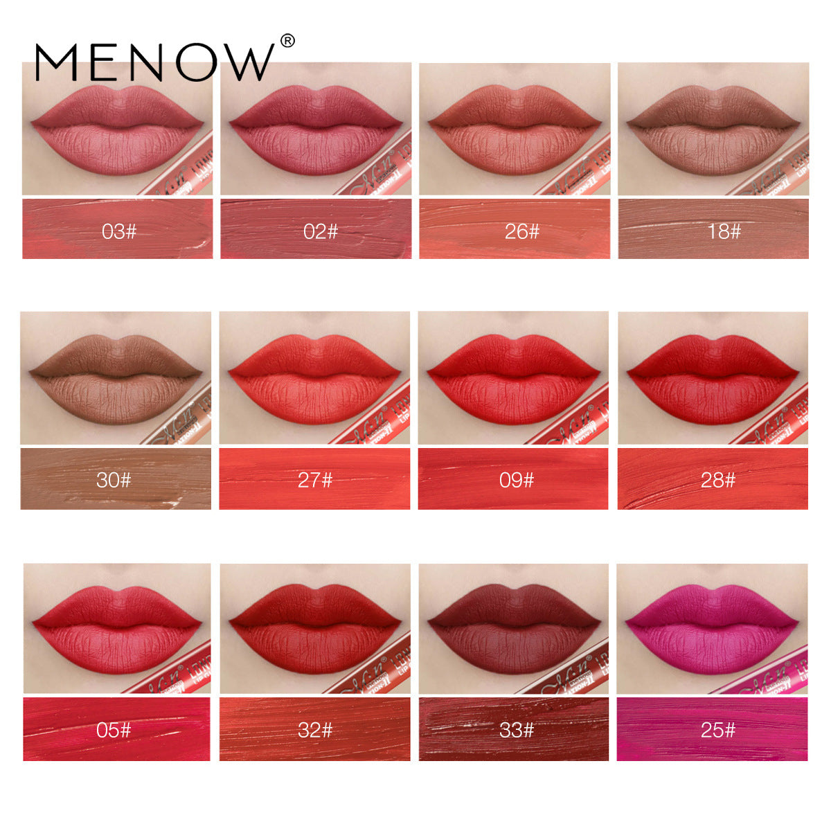 MENOW Long Lasting Non-Stick Matte Lip Gloss Hypersku