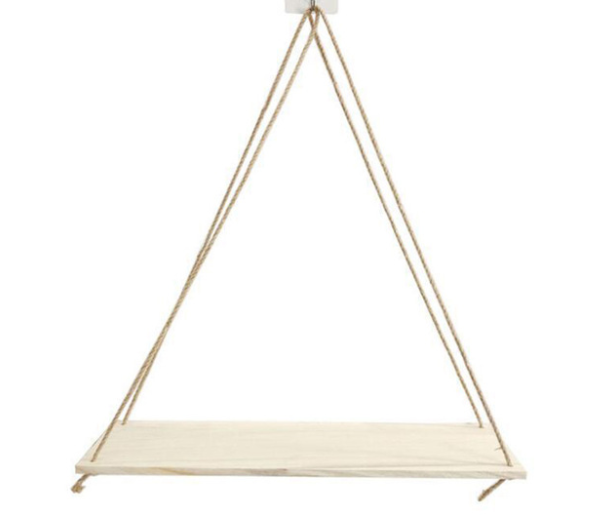 Wooden Rope Swing Wall Hanging Zendrop