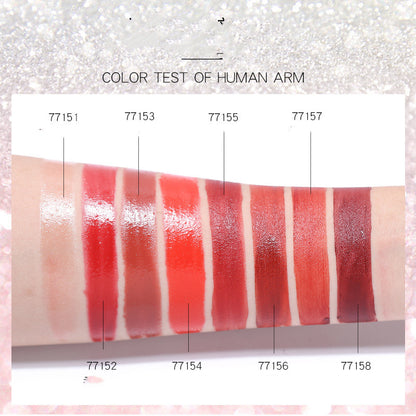 The New Nine-color Liuli Xinghe Lip Glaze Is Easy To Apply Makeup And Show Color Makeup