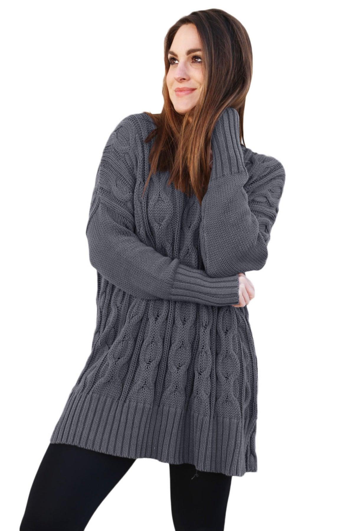 Oversized Cozy up Knit Sweater Kiwidrop