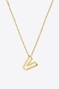 U to Z Letter Pendant Nekclace