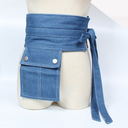 Denim Fashion Belt - DunbiBeauty, LLC