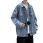 Denim Jacket Men's Spring And Autumn Ins Trend Boyfriend Style Handsome Jacket American Retro Wild Casual Men's Clothing - DunbiBeauty, LLC