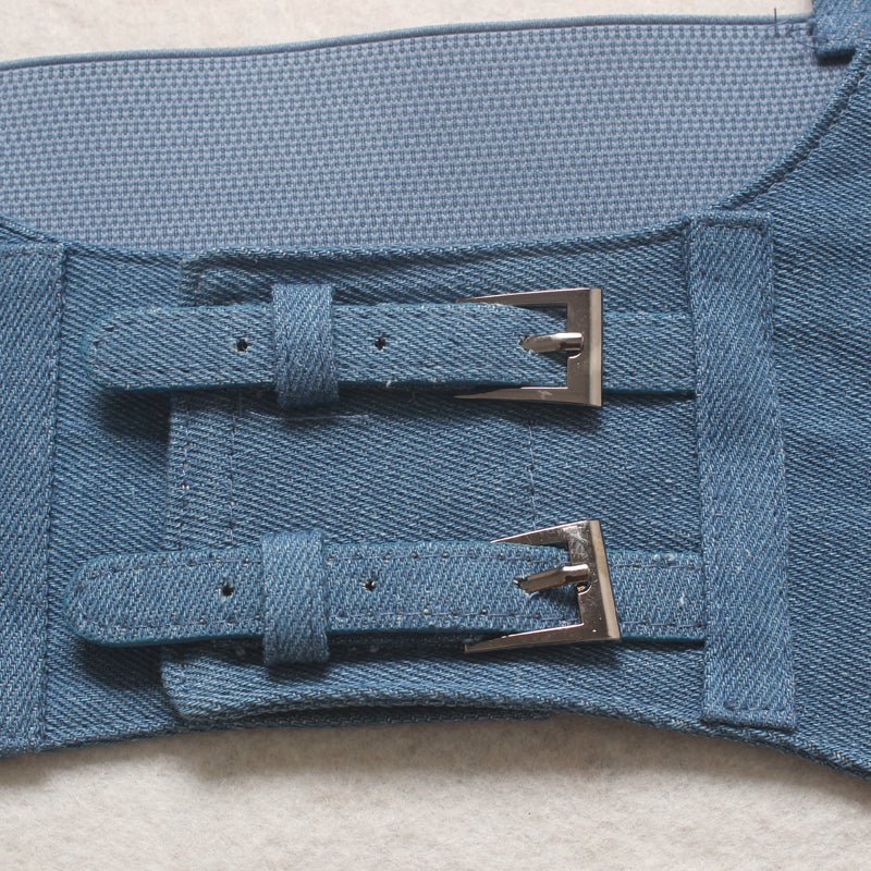 Denim Style Harness Style Fashion Belt - DunbiBeauty, LLC