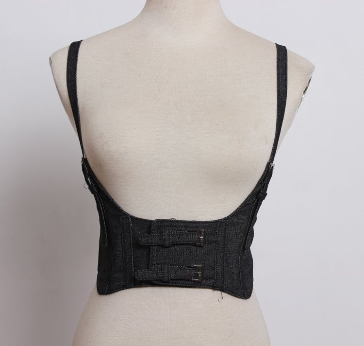 Denim Style Harness Style Fashion Belt - DunbiBeauty, LLC