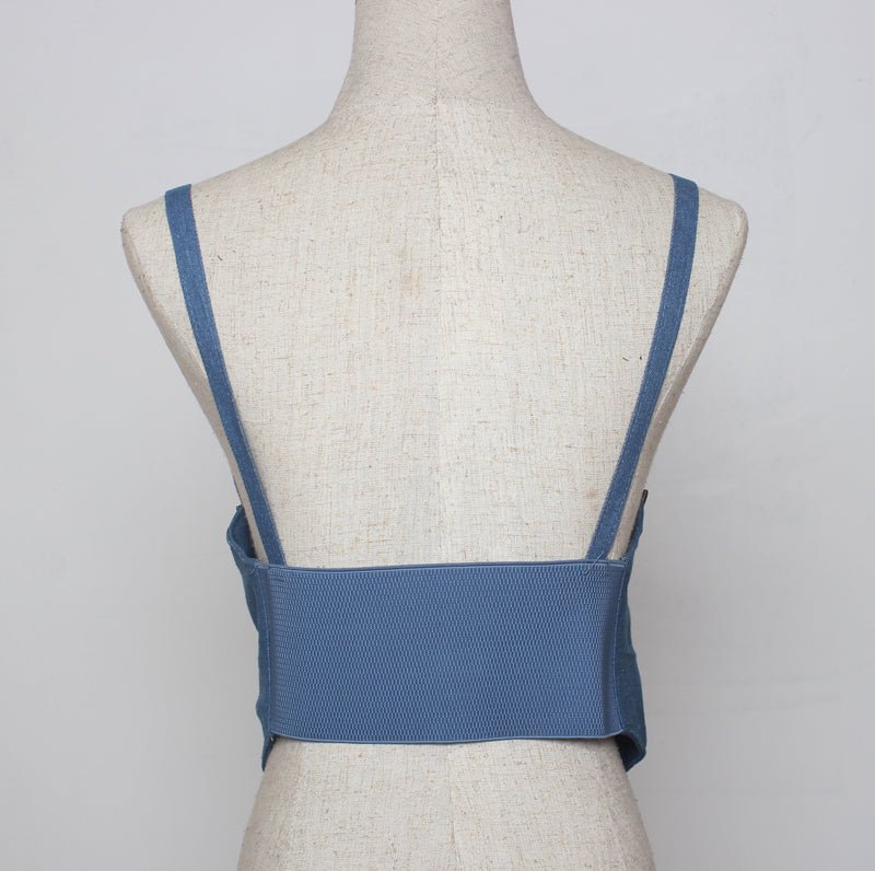 Denim Style Harness Style Fashion Belt - DunbiBeauty, LLC