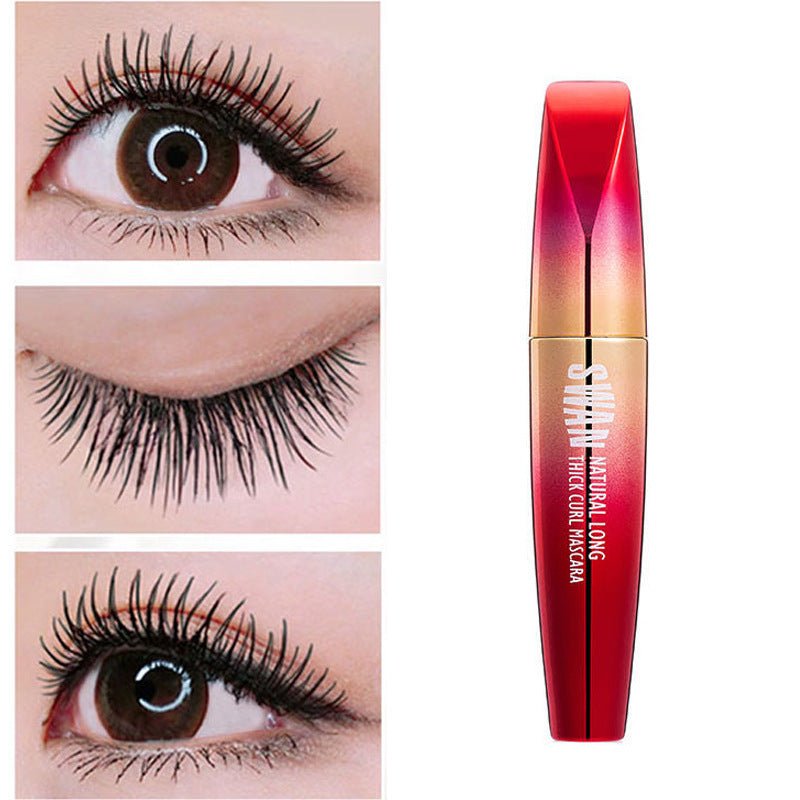 Die Meina Red Tube Swan Mascara Naturally Long Density, Quick-drying, Long Encryption, Waterproof, Sweatproof, Non-Smudged And Curled - DunbiBeauty, LLC