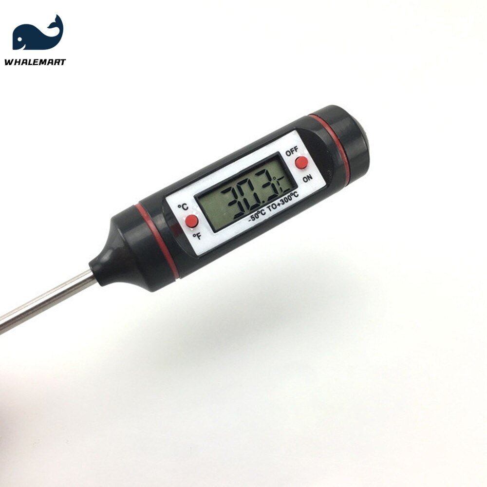 Digital Meat Thermometer Soap Making Tool Cooking Food Kitchen Probe Emulsion Oven Temperature Sensor Instrument - DunbiBeauty, LLC