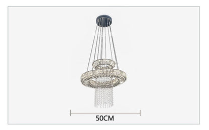 Dimmable LED Chandeliers Modern Crystal Smart Lighting For Dining room Kitchen Living room Lamp Chandelier lustre industriel - DunbiBeauty, LLC