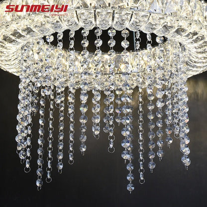 Dimmable LED Chandeliers Modern Crystal Smart Lighting For Dining room Kitchen Living room Lamp Chandelier lustre industriel - DunbiBeauty, LLC