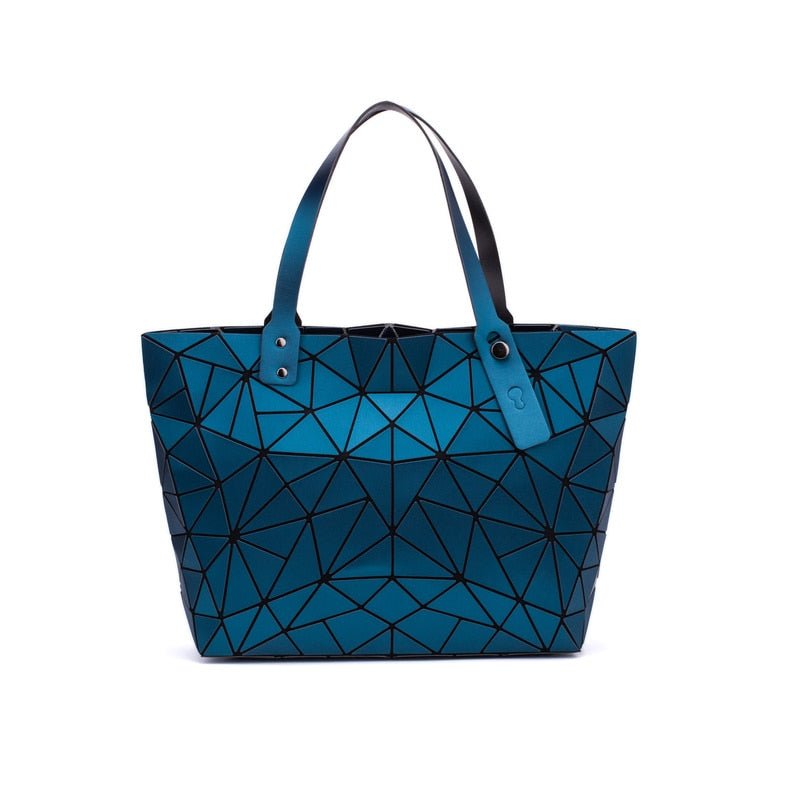 DIOMO PU Leather Geometric Tote Handbag - DunbiBeauty, LLC