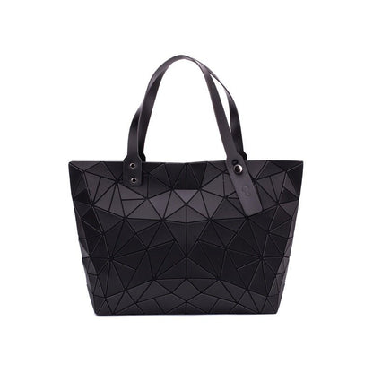 DIOMO PU Leather Geometric Tote Handbag - DunbiBeauty, LLC