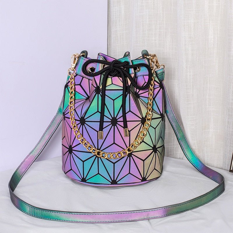 DIOMO Women's Pull Tie Geometric Crossbody Bag - DunbiBeauty, LLC