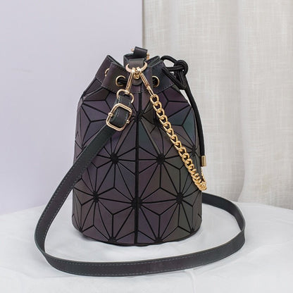 DIOMO Women's Pull Tie Geometric Crossbody Bag - DunbiBeauty, LLC