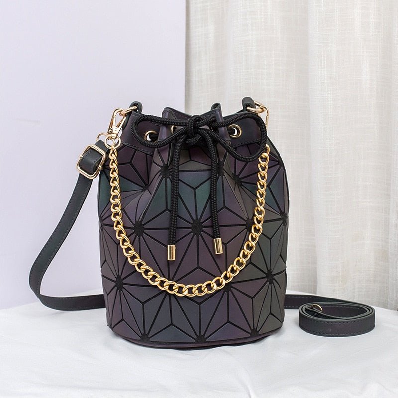 DIOMO Women's Pull Tie Geometric Crossbody Bag - DunbiBeauty, LLC