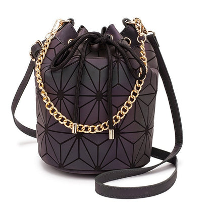 DIOMO Women's Pull Tie Geometric Crossbody Bag - DunbiBeauty, LLC