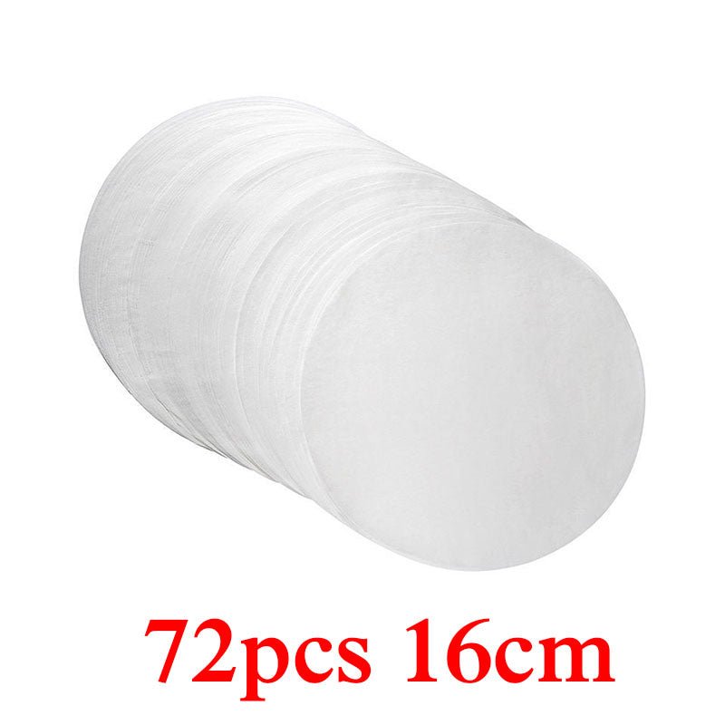 Double-sided Round Parchment Paper Non-stick Dual Silicone Oil Baking Paper Hamburger BBQ Pastry Baking Tools - DunbiBeauty, LLC