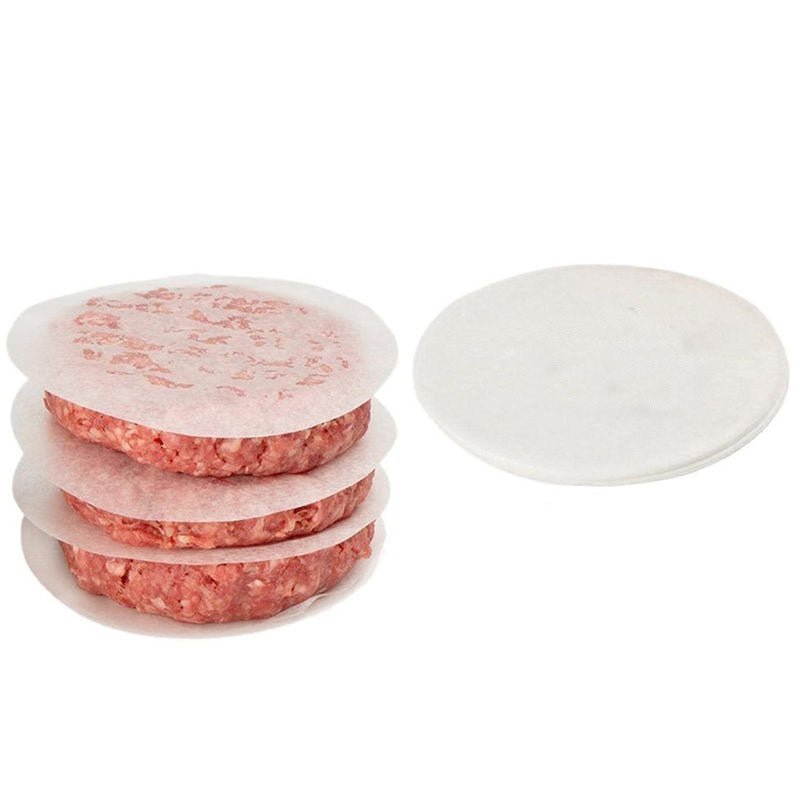 Double-sided Round Parchment Paper Non-stick Dual Silicone Oil Baking Paper Hamburger BBQ Pastry Baking Tools - DunbiBeauty, LLC