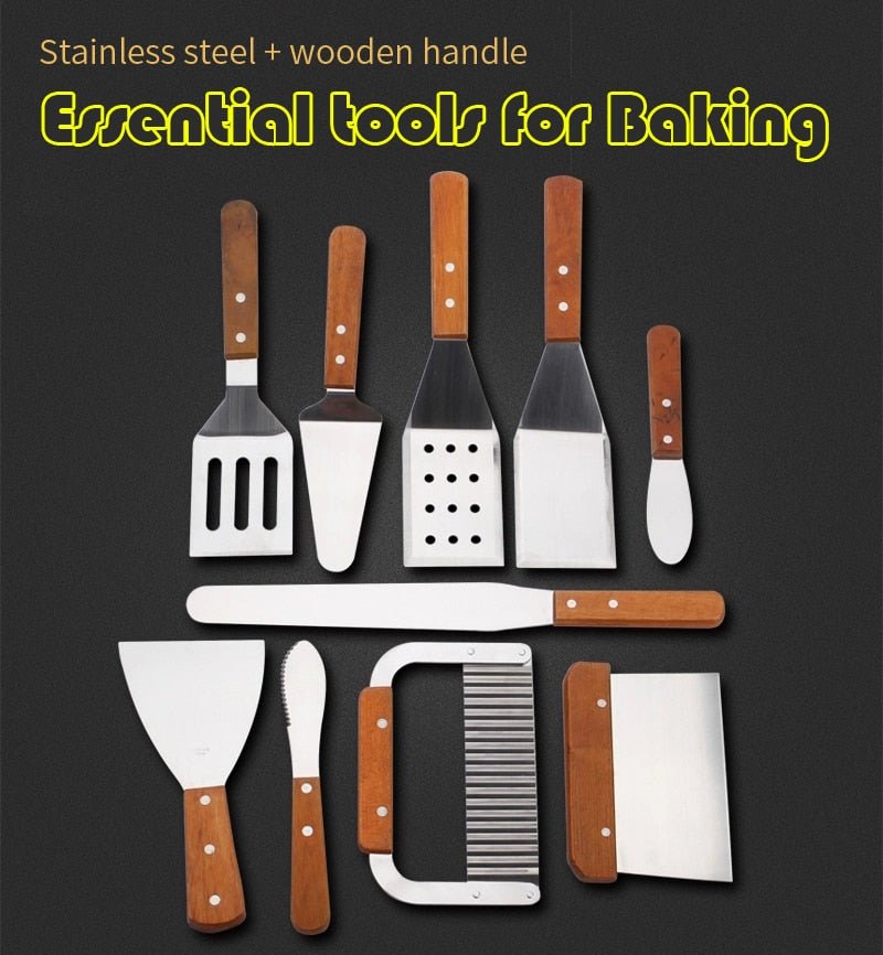 Dough cutter / Spatula / Potato knife / Steak Shovel / Salad scraper chopper Pizza / BBQ / Baking Tools / kitchen tools - DunbiBeauty, LLC