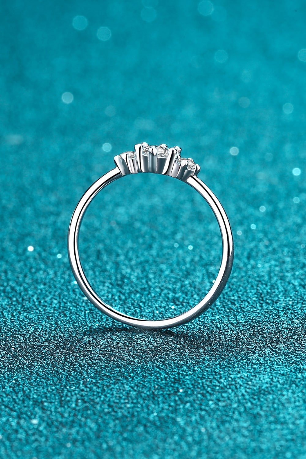 Dream Date Night Moissanite 925 Sterling Silver Ring - DunbiBeauty, LLC