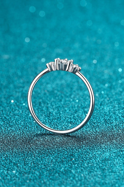 Dream Date Night Moissanite 925 Sterling Silver Ring - DunbiBeauty, LLC