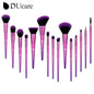 DUcare Makeup Brushes 15Pcs Rose Makeup Brush Set Synthetic Hair for Eyeshadow Eyeliner Foundation Powder Blush Makeup Cosmetic - DunbiBeauty, LLC