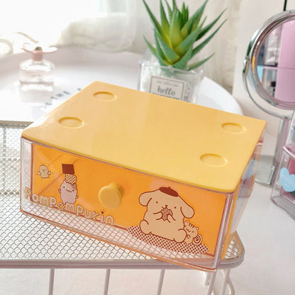 Dumpling Biological Desktop Drawer Box Jewelry Lipstick Storage Box Small Drawer Finishing Box Classification Storage Box Rack - DunbiBeauty, LLC