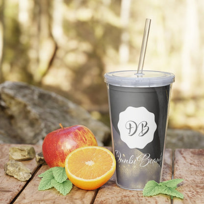 DunbiBeauty Plastic Tumbler with Straw - DunbiBeauty, LLC