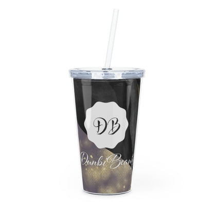 DunbiBeauty Plastic Tumbler with Straw - DunbiBeauty, LLC