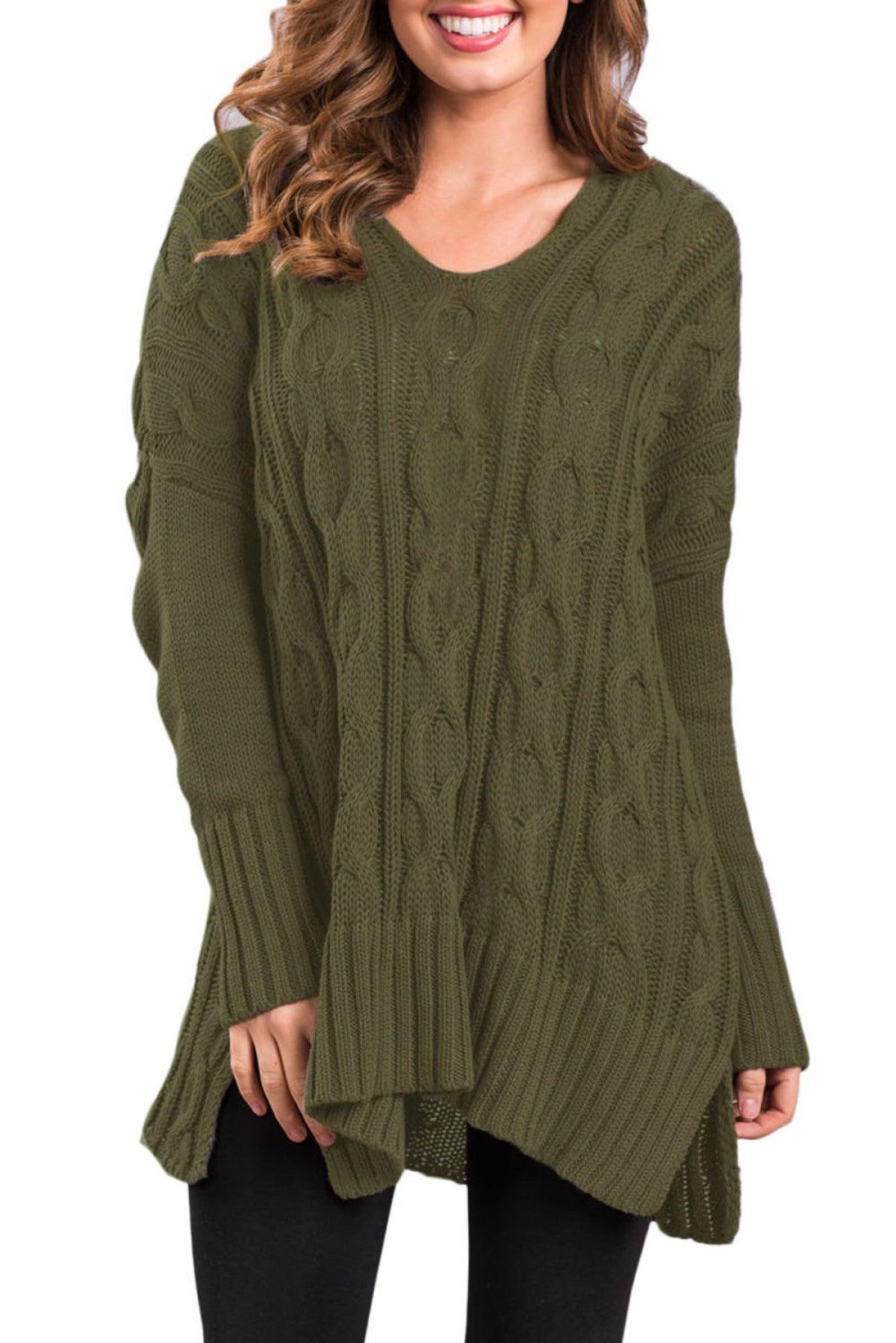 Oversized Cozy up Knit Sweater Kiwidrop