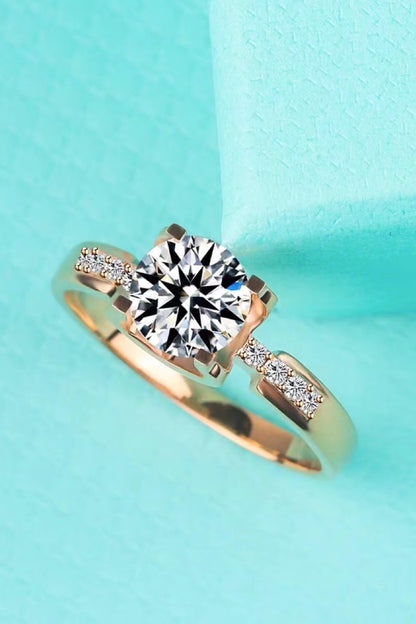 1 Carat Moissanite Ring Trendsi