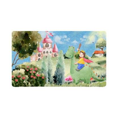 Nintendo Switch Game Console Stickers ｜PVC -Boy, Watercolor, Castle, Dragon, Garden, Prince, Crown, Cape, Wooden Sword, Clouds (Designed by Dunbi)