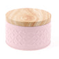 Round Wood Storage Box Zendrop