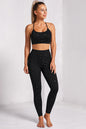 Star Print Sports Bra and Leggings Set Trendsi