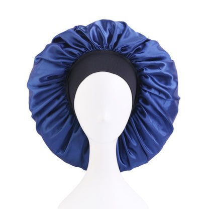 Women Satin Round Cap Sleep Hat Hair Protection Care Zendrop