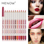 MENOW Makeup P14002 Lip Liner 12 Colors Mixed Color Waterproof Lipstick Pen Cosmetics Hypersku