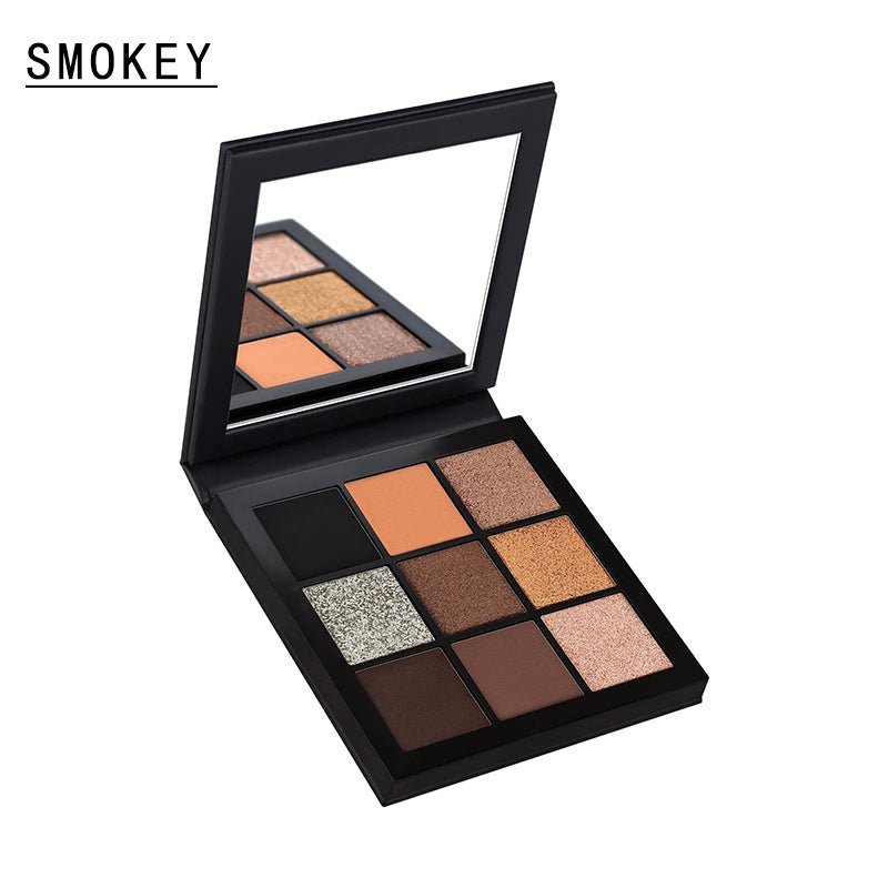 Earthy Smoky Makeup 9 Eyeshadows - DunbiBeauty, LLC