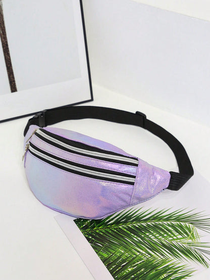 Gradient Polyester Sling Bag