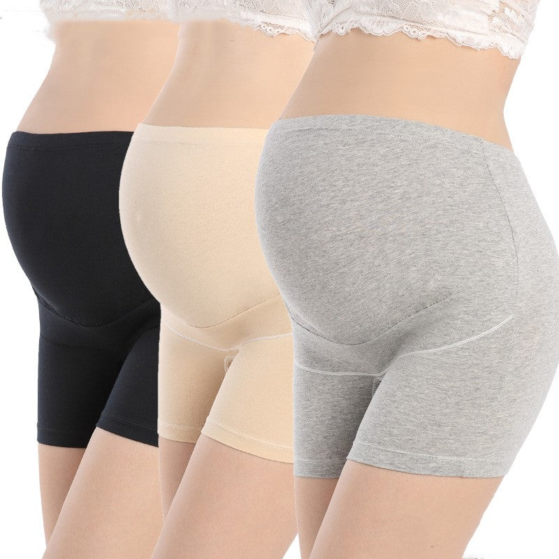 Womens Maternity Panties Mid-Thigh Seamless Soft Abdomen Wear for Pregnant Women Cotton Larnt