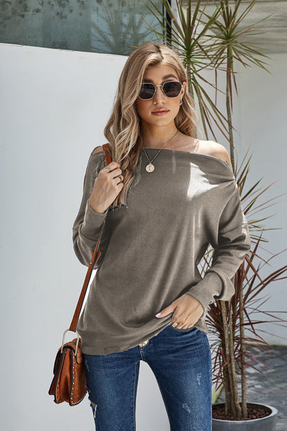 Ribbed Zip Knit Top Kiwidrop