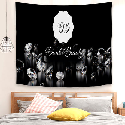 Tapestry(29×37inch) | Polyester - DUNBIBEAUTYLLC Logo (Designed by Dunbi)