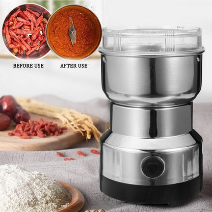 Electric Coffee Grinder Electric Kitchen Cereals Nuts Beans Spices Grains Grinder Machine Multifunctional Home Coffee Grinder - DunbiBeauty, LLC